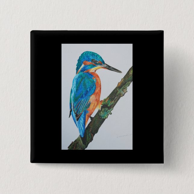 Kingfisher Button (Front)