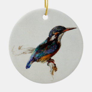 Kingfisher (by John Ruskin) Ceramic Tree Decoration