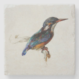 Kingfisher (by John Ruskin) Stone Coaster