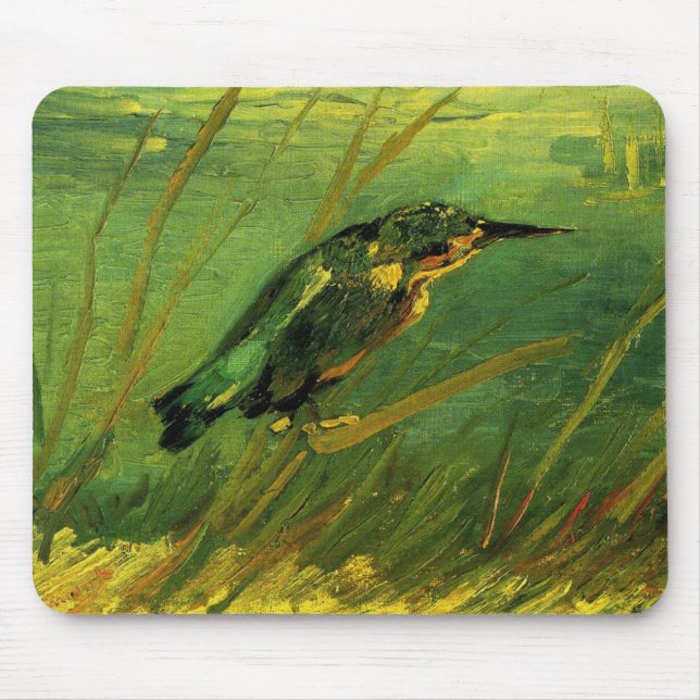 Kingfisher by Vincent van Gogh Mouse Mat (Front)