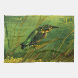 Kingfisher by Vincent van Gogh Tea Towel