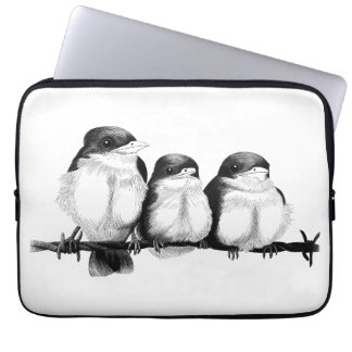 Kingfisher Chicks Laptop Sleeve