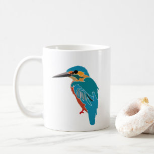 Kingfisher Colourful Kingfisher Coffee Mug