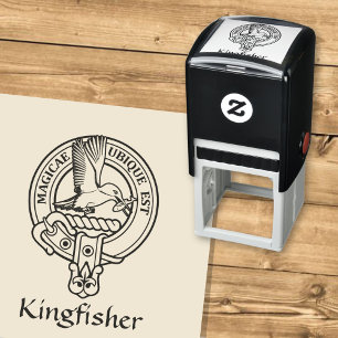 Kingfisher Crest Self-inking Stamp