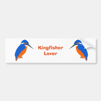 Kingfisher Design Bumper Sticker