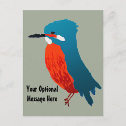 Kingfisher Design Postcard