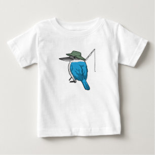 Kingfisher Fishing Fisher Fishing rod Baby T-Shirt