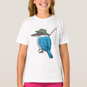 Kingfisher Fishing Fisher Fishing rod T-Shirt