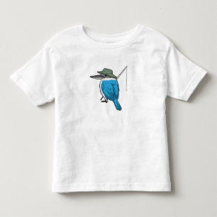 Kingfisher Fishing Fisher Fishing rod Toddler T-Shirt