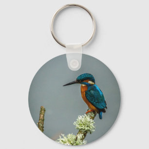 Kingfisher Keychain/Keyring Key Ring