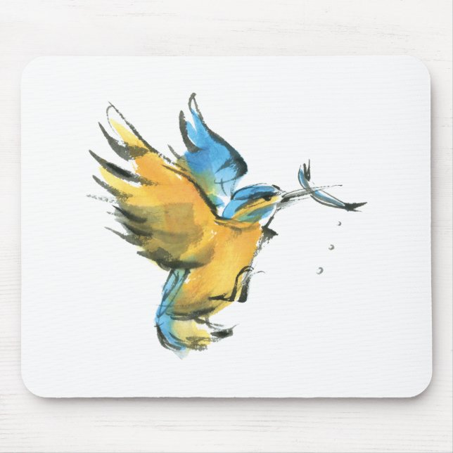Kingfisher Mouse Mat (Front)