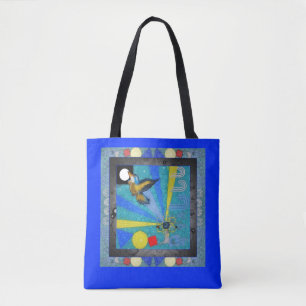 Kingfisher Poem Tote Bag