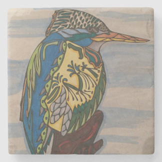 Kingfisher Stoneware Coaster