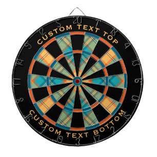 Kingfisher Tartan Dart Board