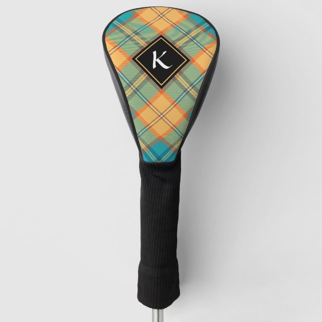 Kingfisher Tartan Golf Head Cover (Front)