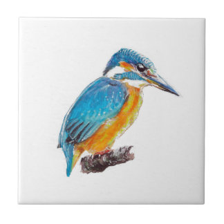 kingfisher tile No 6, from set of 7.