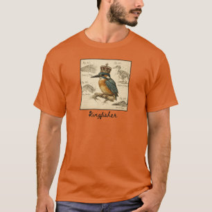 Kingfisher Vintage Anatomy Illustration – w/Crown T-Shirt