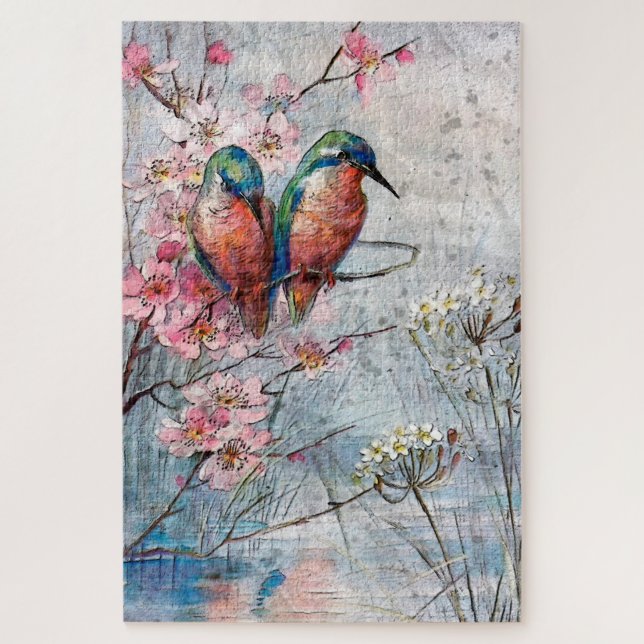 Kingfishers Jigsaw Puzzle (Vertical)