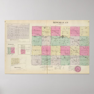 Kingman County, Kansas Poster