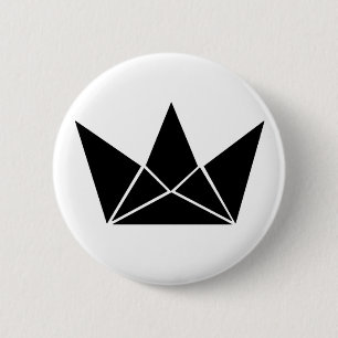 King's 6 Cm Round Badge