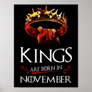 Kings Are Born In November Poster