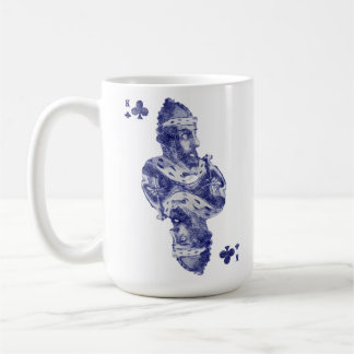 Kings are one of the suits of a deck of cards. coffee mug
