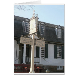 Kings Arms Tavern sign Colonial Williamsburg