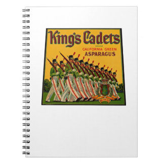 King's Cadets Asparagus Label Notebook