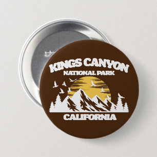 Kings Canyon National Park 7.5 Cm Round Badge