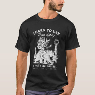 Kings Canyon National Park Bear Spray Funny Hiking T-Shirt
