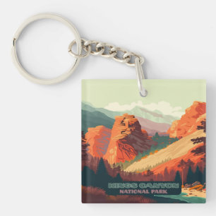 Kings Canyon National Park California Mountains Key Ring