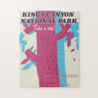kings canyon national park, California poster Jigsaw Puzzle
