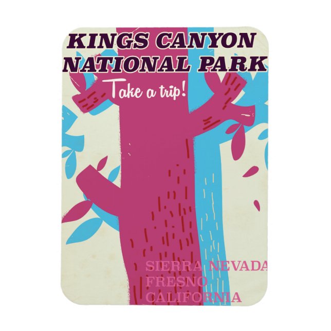 kings canyon national park, California poster Magnet (Vertical)