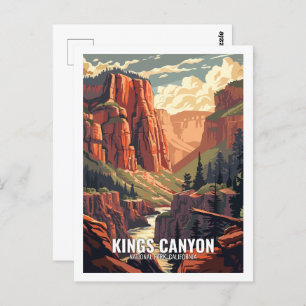 Kings Canyon National Park California USA  Postcard