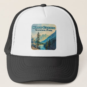 Kings Canyon National Park California Vintage Trucker Hat