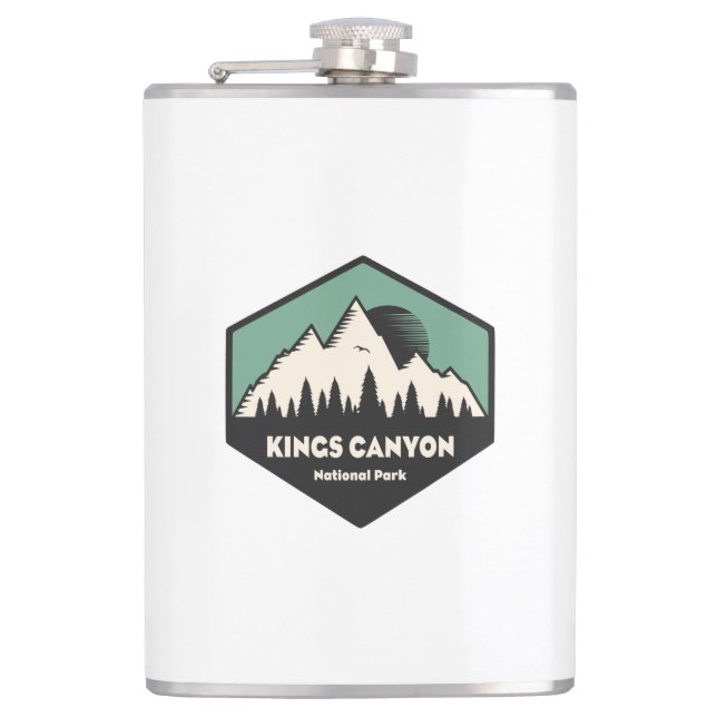 Kings Canyon National Park Hip Flask (Front)