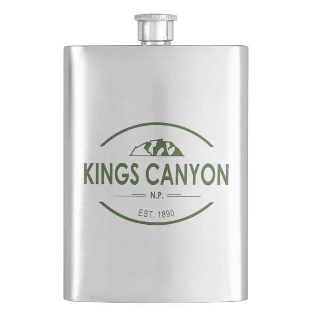 Kings Canyon National Park Hip Flask (Front)