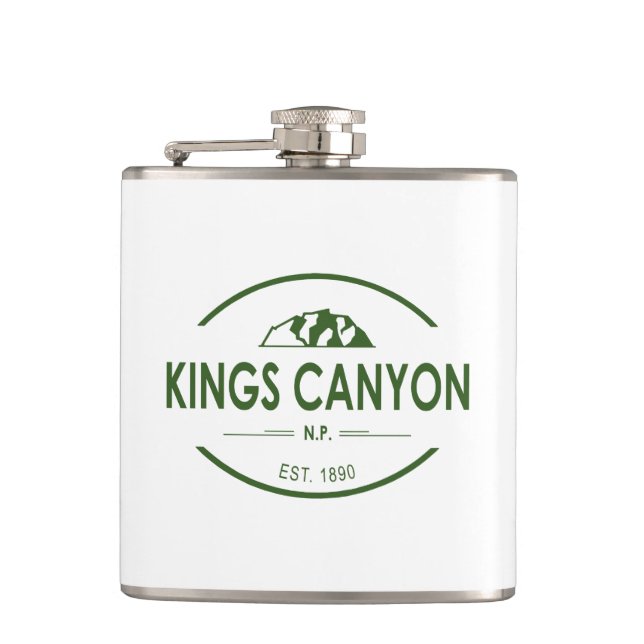 Kings Canyon National Park Hip Flask (Front)