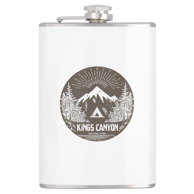 Kings Canyon National Park Hip Flask (Front)