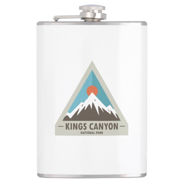 Kings Canyon National Park Hip Flask (Front)