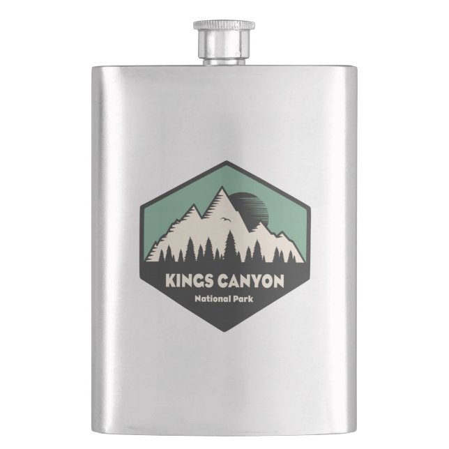 Kings Canyon National Park Hip Flask (Front)
