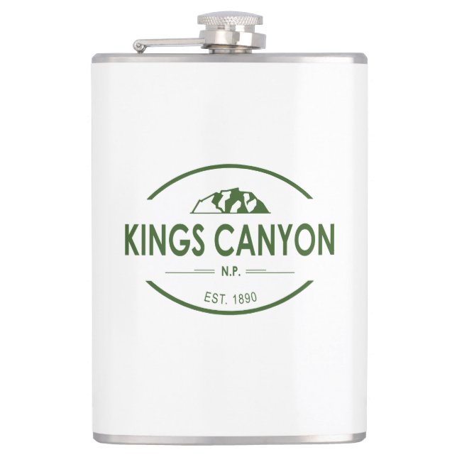 Kings Canyon National Park Hip Flask (Front)