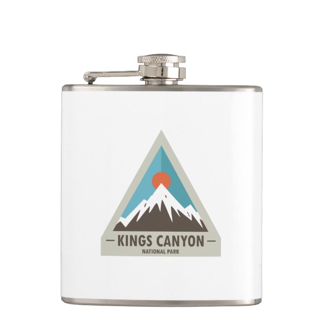 Kings Canyon National Park Hip Flask (Front)