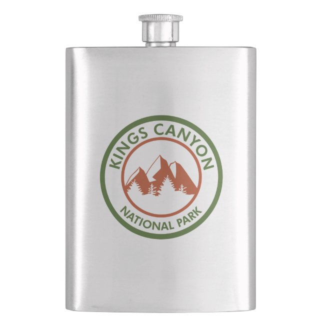Kings Canyon National Park Hip Flask (Front)