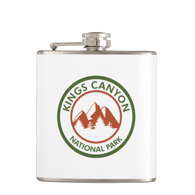 Kings Canyon National Park Hip Flask (Front)