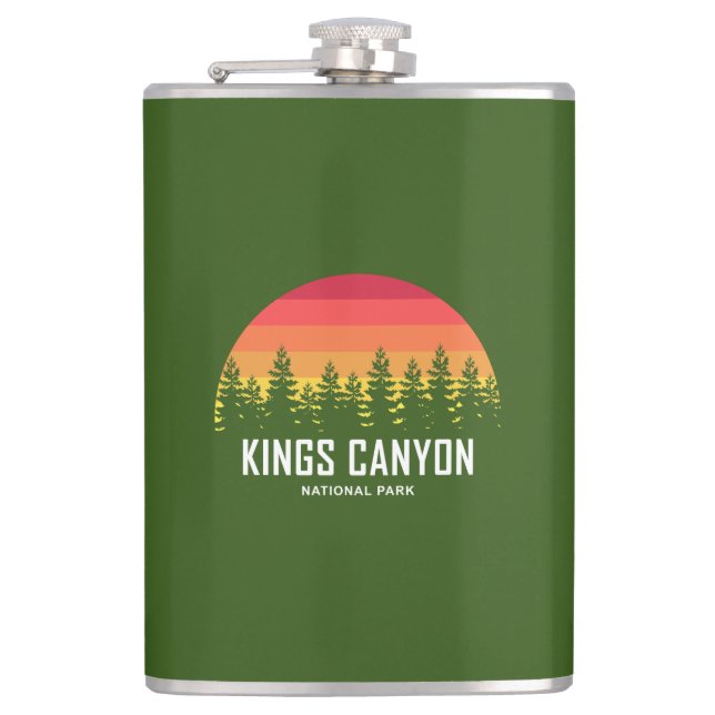Kings Canyon National Park Hip Flask (Front)