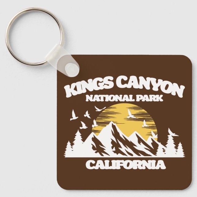 Kings Canyon National Park Key Ring (Front)