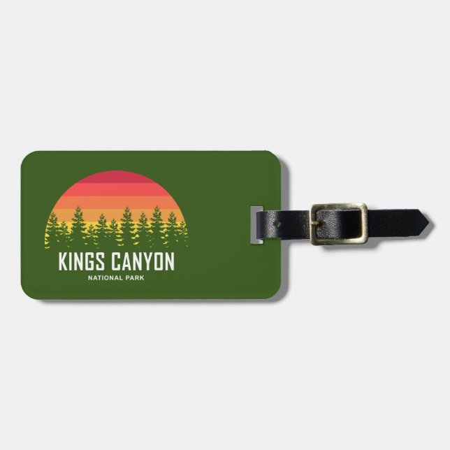 Kings Canyon National Park Luggage Tag (Front Horizontal)