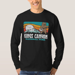 Kings Canyon National Park Mountains Banjo Bear T-Shirt