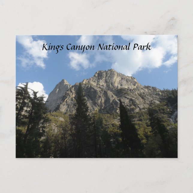 Kings Canyon National Park Postcard (Front)